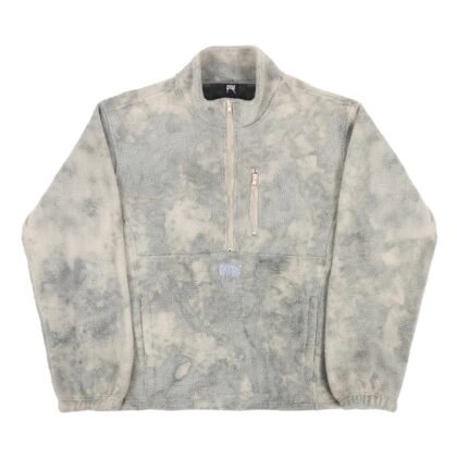 Smoke Bleached Fleece Zip