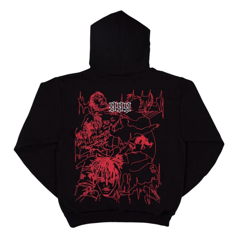 Revenge Outline Sketch Hoodie